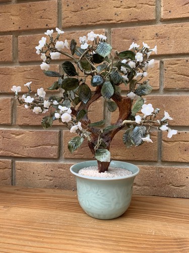 Carved jade hard - jade, white
