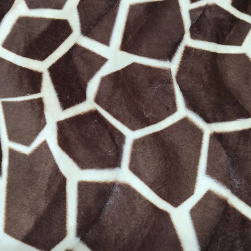 Giraffe animal print - animal, velboa