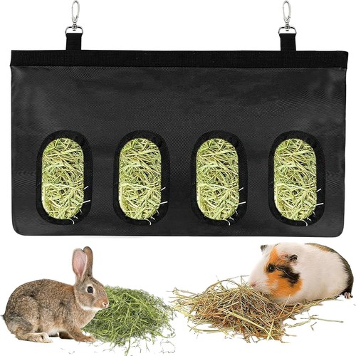 Hanging rabbit hay - hanging,
