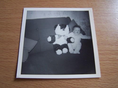 Child with large - teddy, bear