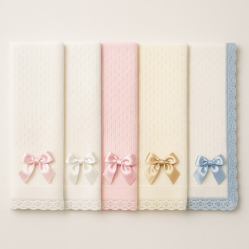 Spanish knitted baby shawl - spanish,