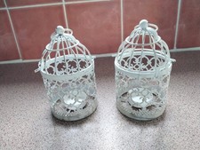 Tea Light Holders 2 Bird Cage