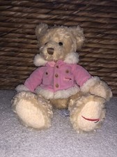 British Airways Aeroplane Plane Memorabilia Pink Russ Berrie Soft Toy Plush Bear