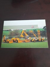 Old postcard jcb factory - old,