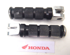PAIR OF FRONT RIDERS FOOT PEGS ALLOY BLACK FOOT PEGS AS SHOWN