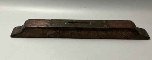 Antique shaped wood brass - wood, &