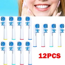 12Pc Double-headed Clean Brush Heads For Braun Oral-B Electric Toothbrush HOT