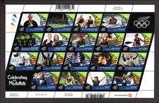 M28927 New Zealand 2016 Medal Winners m/s UMM Sg 3808b Cat £24