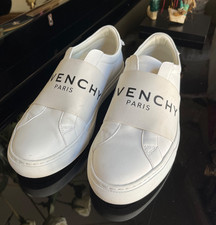 Givenchy Urban Street Knot White Black Logo Low Top Sneaker Leather 37 / 7