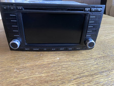 Vw Touareg  Radio Sat Nav Head Unit 7L6 035 191R With Security Code 
