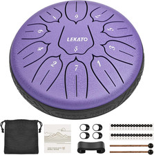 LEKATO Steel Tongue Drum 6