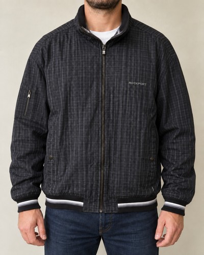Rockport men grey check - rockport, full