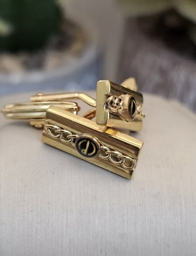 Alfred dunhill cufflinks gold - cufflinks,