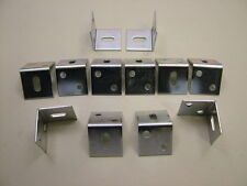 Right angle worktop brackets pack 100 stretcher plate shrinkage bracket 25x25mm