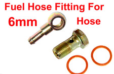 6MM Fuel Hose Fitting/ Banjo Union Tail