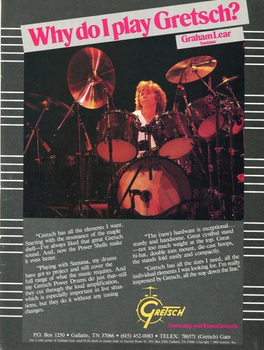 1983 print gretsch - print, power