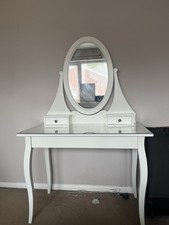 IKEA Hemnes dressing table with mirror white 100x50 cm bought for £159