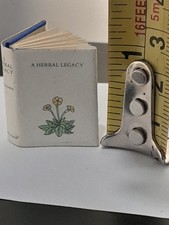 Dolls House Miniature Book Herbal Readable Pages