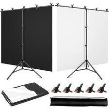 Black White Backdrop Screen