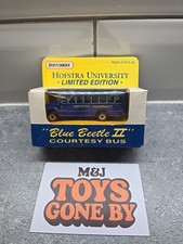 MATCHBOX HOFSTRA UNIVERSITY BLUE BEETLE II COURTESY BUS  RARE LIMITED EDITION. 