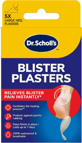 Scholl blister plasters pack - scholl, plasters,