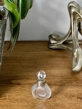 Antique clear glass perfume - antique,