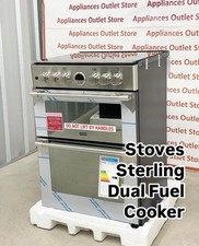 Stoves Sterling 600DF Dual Fuel Stainless Steel
