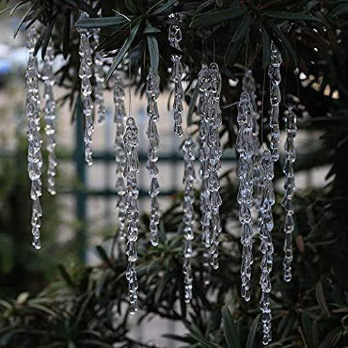 Christmas tree clear icicle - christmas,