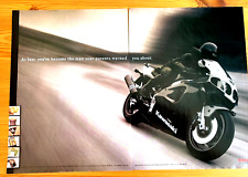 KAWASAKI ZXR ZX7 ZX7R  - FRAMEABLE ORIGINAL CLASSIC BIKE MOTORBIKE ADVERT