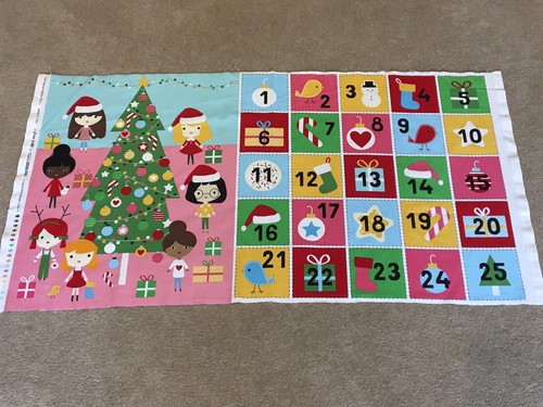 Advent calendar fabric panel - advent,