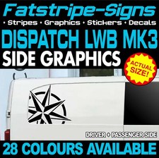 to fit CITROEN DISPATCH MK3 LWB L2 COMPASS GRAPHICS STICKERS DECALS CAMPER VAN