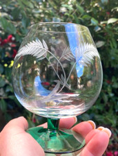 Set 6 Vintage Hand Blown