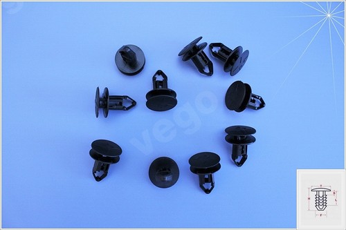 10x bumper clips pressure - 10x,