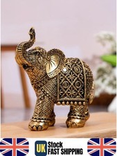 Gold Elephant Statue Ornate