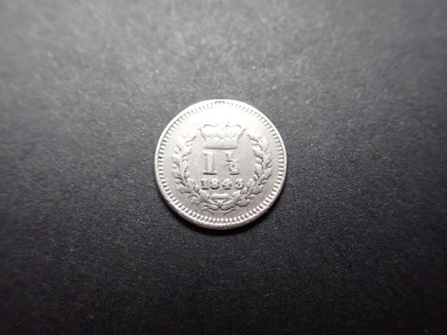 1843 victoria threehalfpence - victoria,