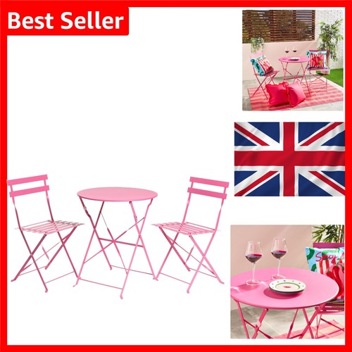 Metal garden bistro set - metal,