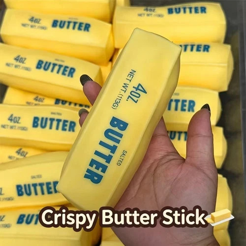 Butter stick squishy - butter, stress