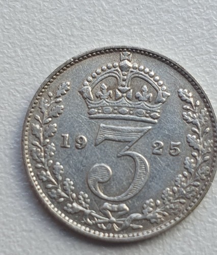 1925 three pence piece - pence,