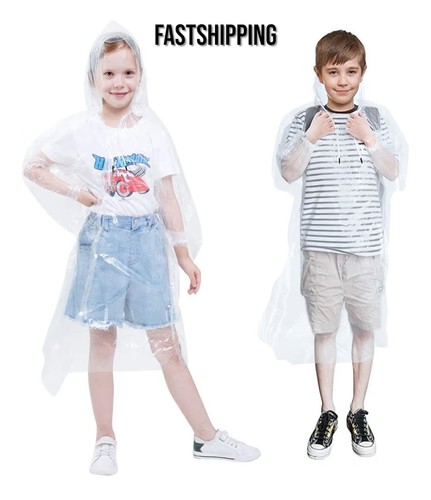 10x kids rain - coat, girls