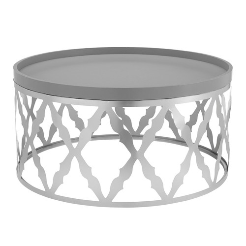 Livivo damaski silver coffee - silver,