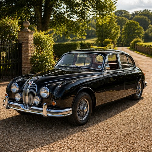 Jaguar mk2 classic car wall - classic,