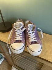 Vintage Dunlop Green Flash Trainers Purple