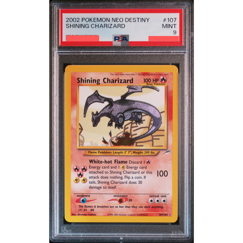 Psa mint shining charizard - psa,