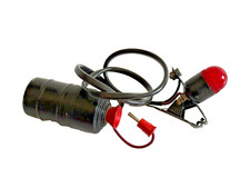 WW2 RAF MAE WEST LAMP, CLIP & WIRING 2nd PATTERN CIRCA 1944 EXC CONDITION