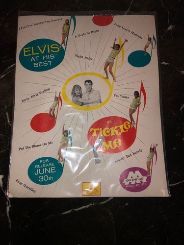 Elvis tickle promo feathers - tickle,