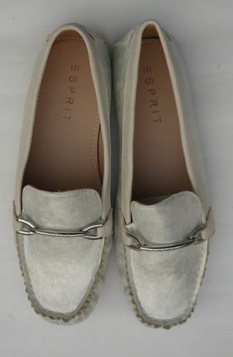 Esprit women moccasin silver - women's,