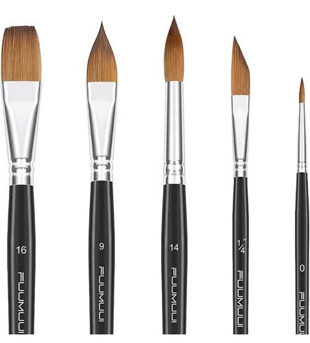 Sable watercolour brushes - sable,