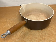 Vintage Brown Saucepan Wooden
