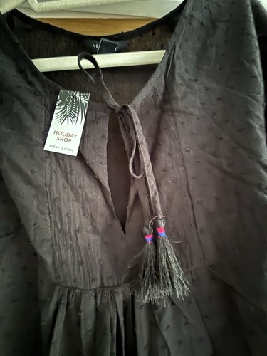 New look black - black, dobby