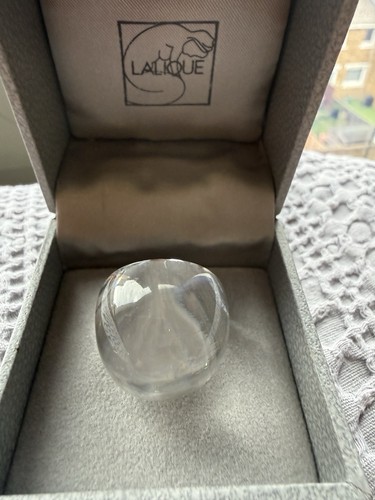 Lalique cabochon clear crystal - cabochon,
